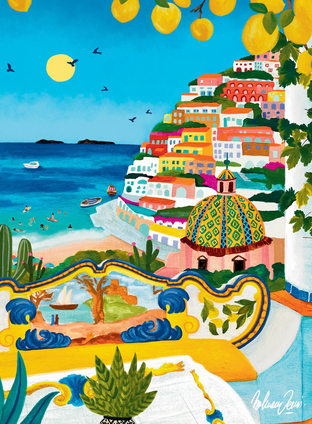 Mini Puzzle de 96 Pièces - PositanoPieces & Peace