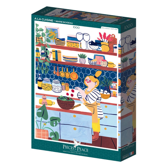 Puzzle 1000 Pièces Pieces & Peace - A la CuisinePieces & Peace