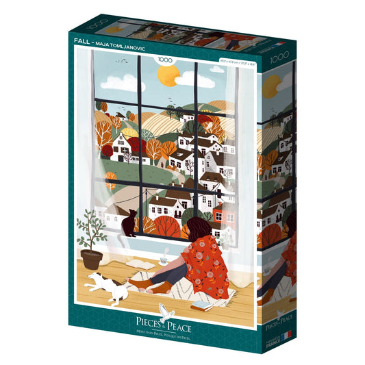 Puzzle 1000 Pièces Pieces & Peace - AutomnePieces & Peace