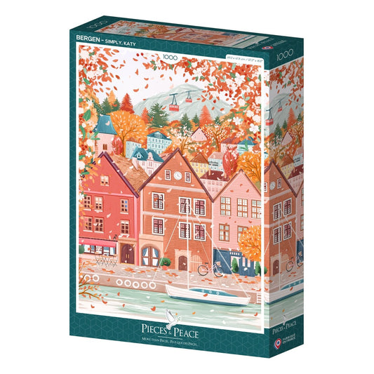 Puzzle 1000 Pièces Pieces & Peace - BergenPieces & Peace