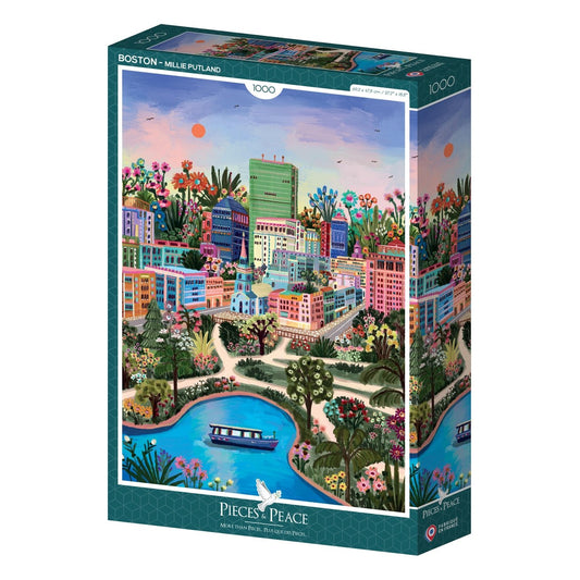 Puzzle 1000 Pièces Pieces & Peace - BostonPieces & Peace