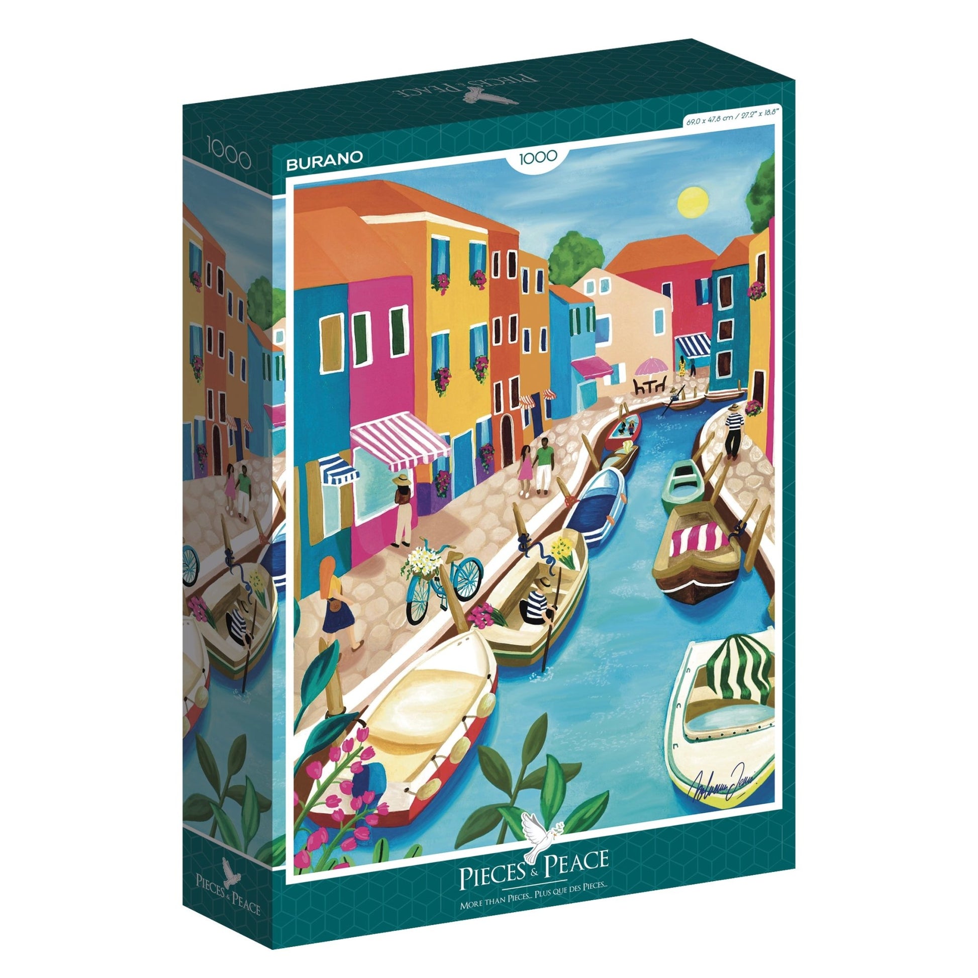 Puzzle 1000 Pièces Pieces & Peace - BuranoPieces & Peace