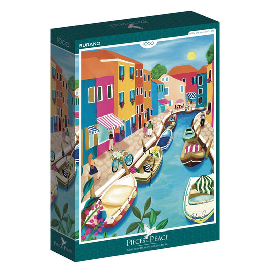 Puzzle 1000 Pièces Pieces & Peace - BuranoPieces & Peace