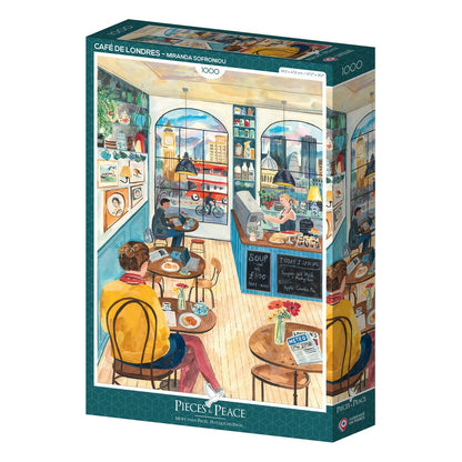 Puzzle 1000 Pièces Pieces & Peace - Café de LondresPieces & Peace