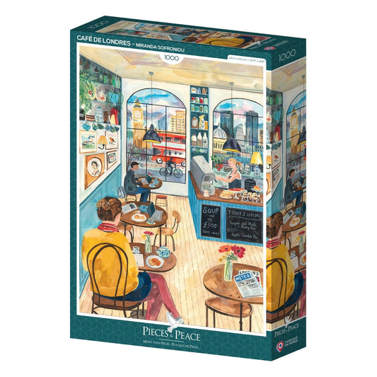 Puzzle 1000 Pièces Pieces & Peace - Café de LondresPieces & Peace