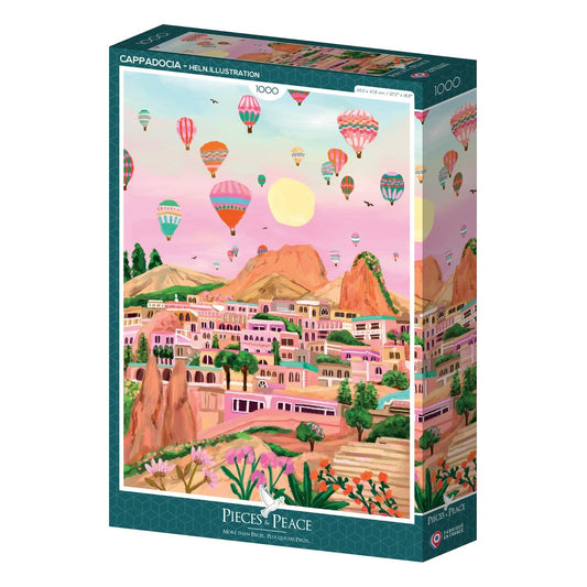 Puzzle 1000 Pièces Pieces & Peace - CappadocePieces & Peace