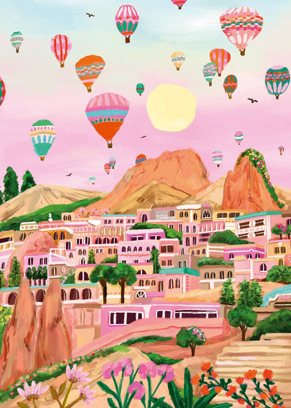 Puzzle 1000 Pièces Pieces & Peace - CappadocePieces & Peace