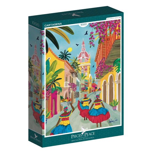 Puzzle 1000 Pièces Pieces & Peace - CarthagènePieces & Peace