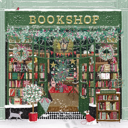 Puzzle 1000 Pièces Pieces & Peace - Christmas BookshopPieces & Peace