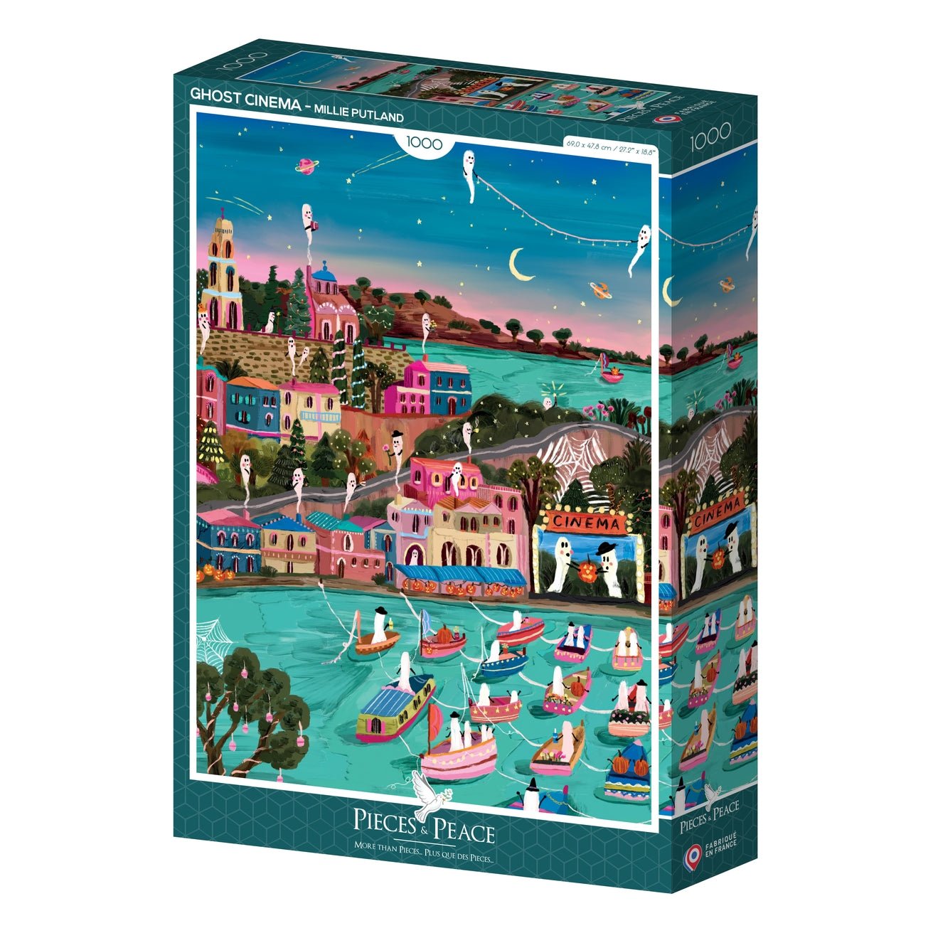 Puzzle 1000 Pièces Pieces & Peace - Cinéma FantômePieces & Peace
