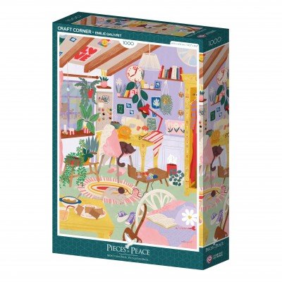Puzzle 1000 Pièces Pieces & Peace - Coin des Loisirs CréatifsPieces & Peace