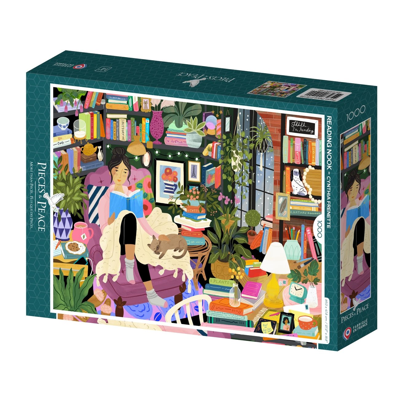 Puzzle 1000 Pièces Pieces & Peace - Coin LecturePieces & Peace