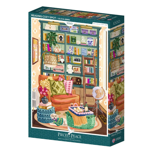 Puzzle 1000 Pièces Pieces & Peace - Coin Lecture DouilletPieces & Peace