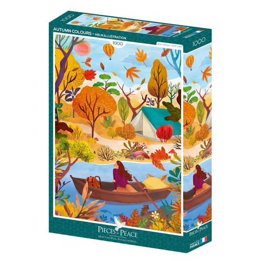 Puzzle 1000 Pièces Pieces & Peace - Couleurs d'AutomnePieces & Peace
