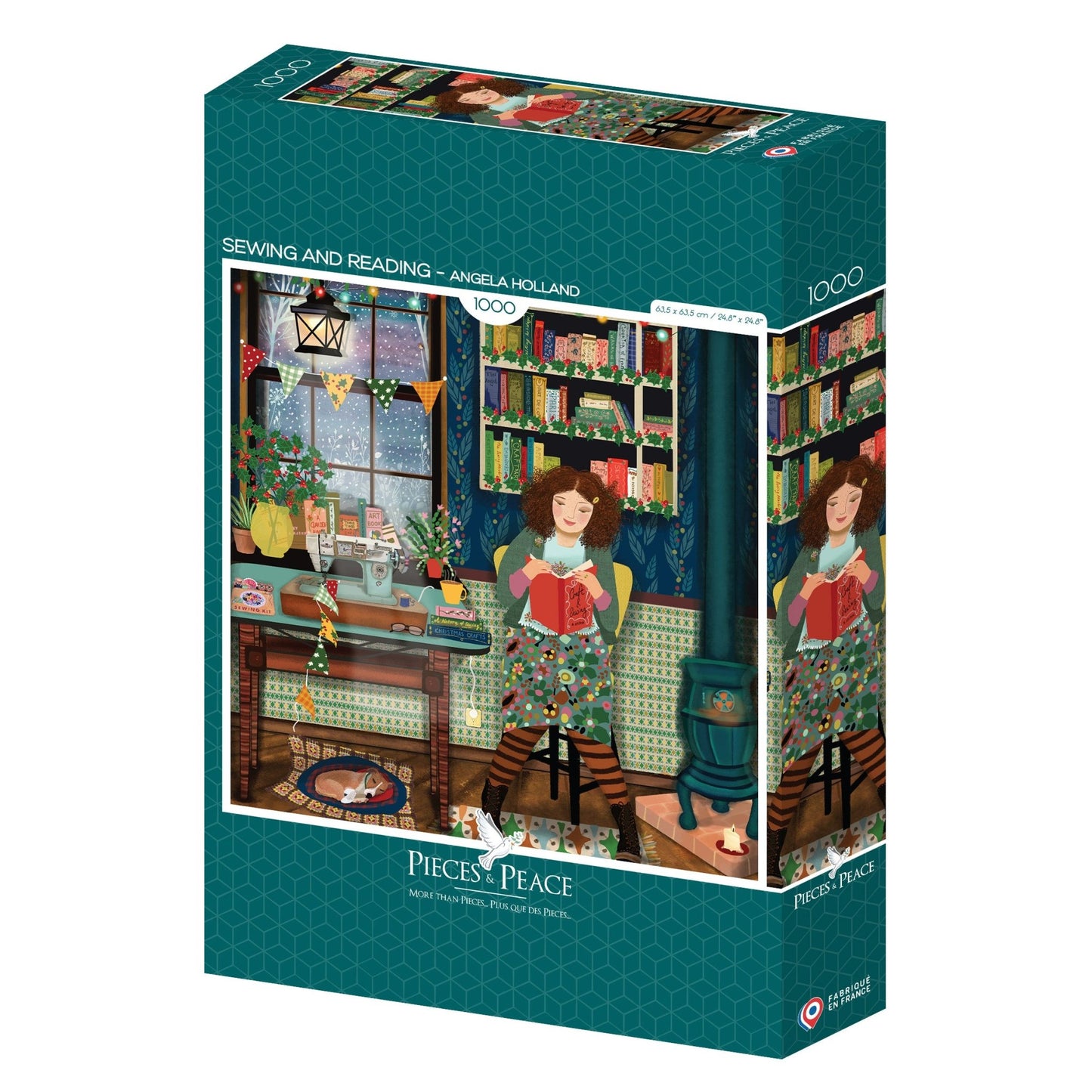 Puzzle 1000 Pièces Pieces & Peace - Couture et LecturePieces & Peace