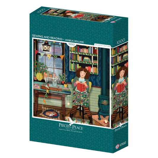 Puzzle 1000 Pièces Pieces & Peace - Couture et LecturePieces & Peace