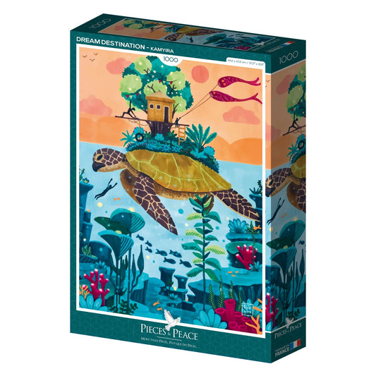 Puzzle 1000 Pièces Pieces & Peace - Destination de RêvePieces & Peace