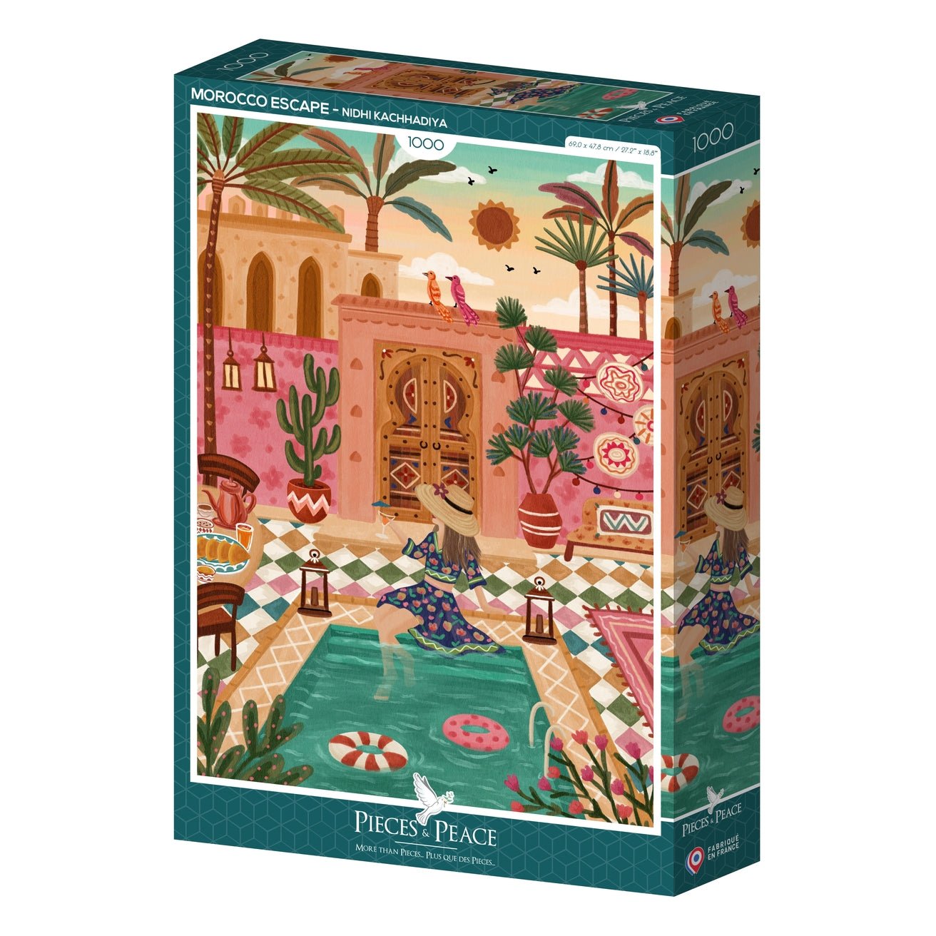 Puzzle 1000 Pièces Pieces & Peace - Escapade MarocainePieces & Peace