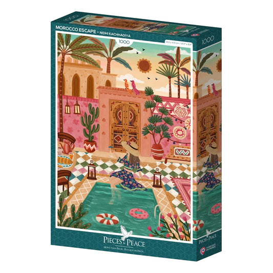 Puzzle 1000 Pièces Pieces & Peace - Escapade MarocainePieces & Peace