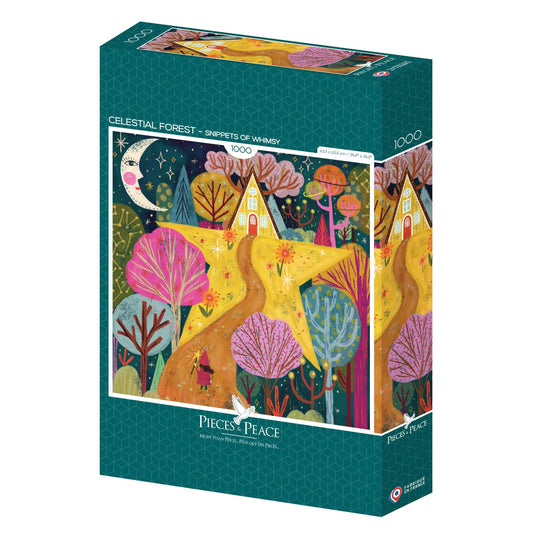 Puzzle 1000 Pièces Pieces & Peace - Forêt CélestePieces & Peace