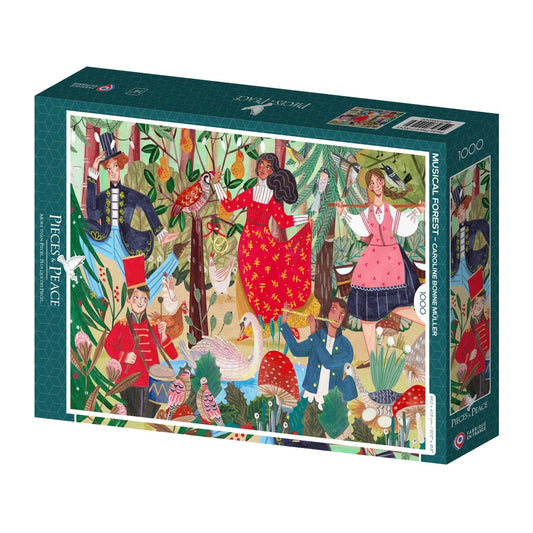 Puzzle 1000 Pièces Pieces & Peace - Forêt MusicalePieces & Peace