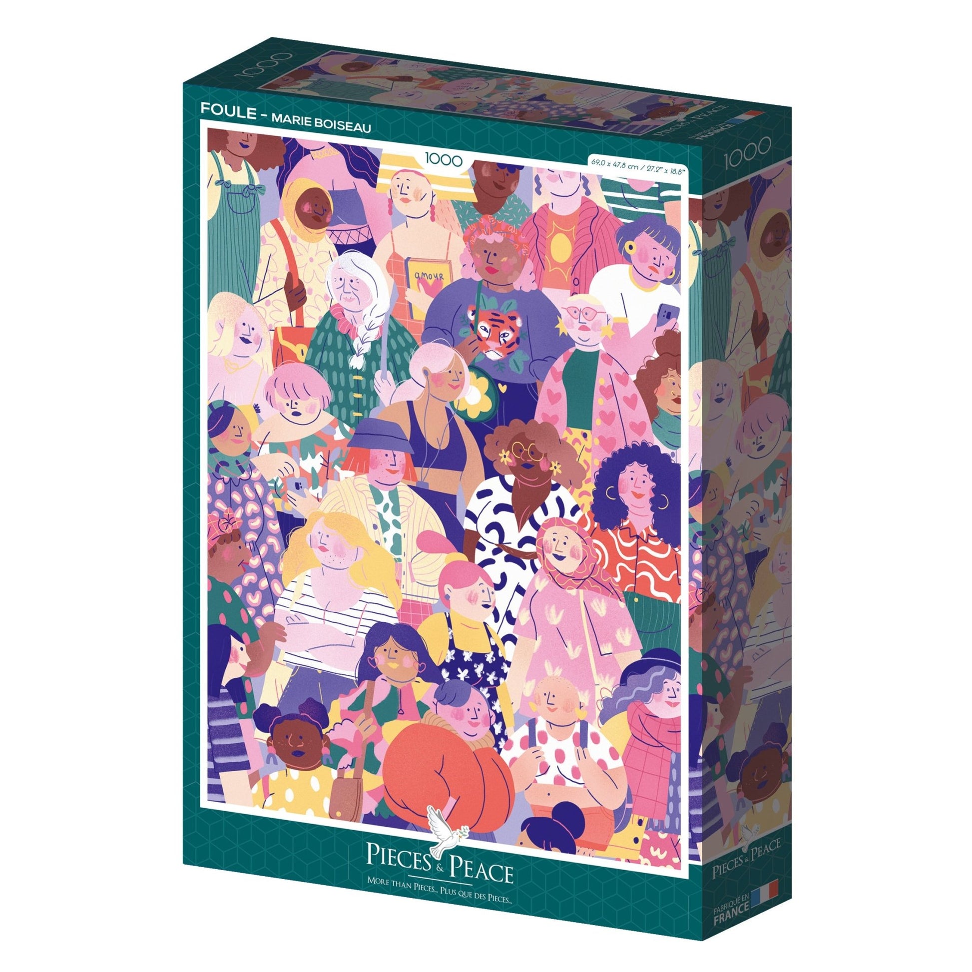 Puzzle 1000 Pièces Pieces & Peace - FoulePieces & Peace