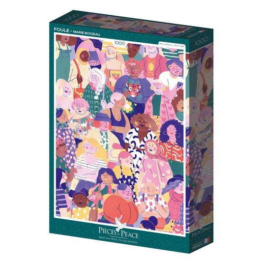 Puzzle 1000 Pièces Pieces & Peace - FoulePieces & Peace
