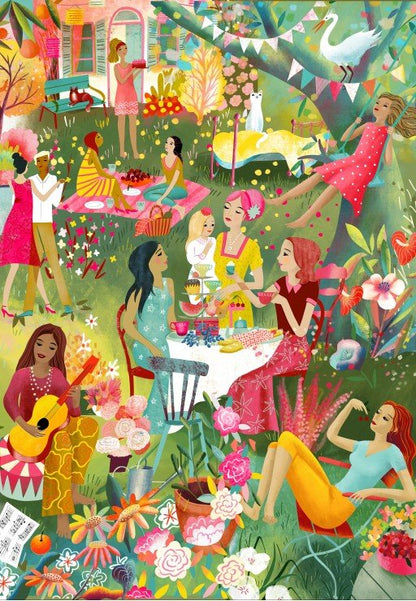 Puzzle 1000 Pièces Pieces & Peace - Garden Party EstivalePieces & Peace