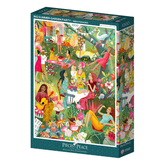 Puzzle 1000 Pièces Pieces & Peace - Garden Party EstivalePieces & Peace