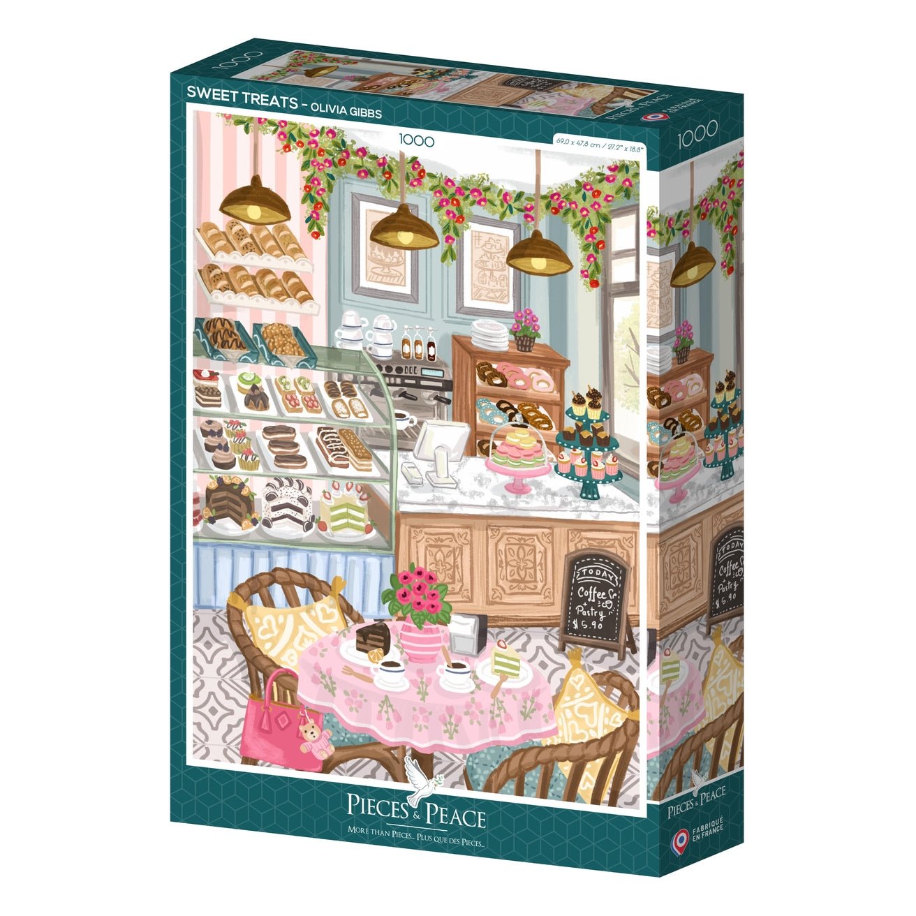 Puzzle 1000 Pièces Pieces & Peace - Gourmandises SucréesPieces & Peace