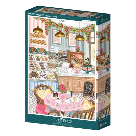 Puzzle 1000 Pièces Pieces & Peace - Gourmandises SucréesPieces & Peace