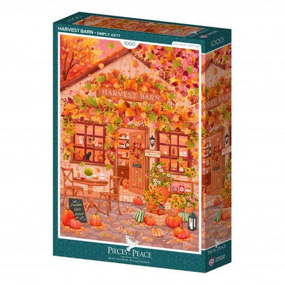 Puzzle 1000 Pièces Pieces & Peace - Grange de la RécoltePieces & Peace
