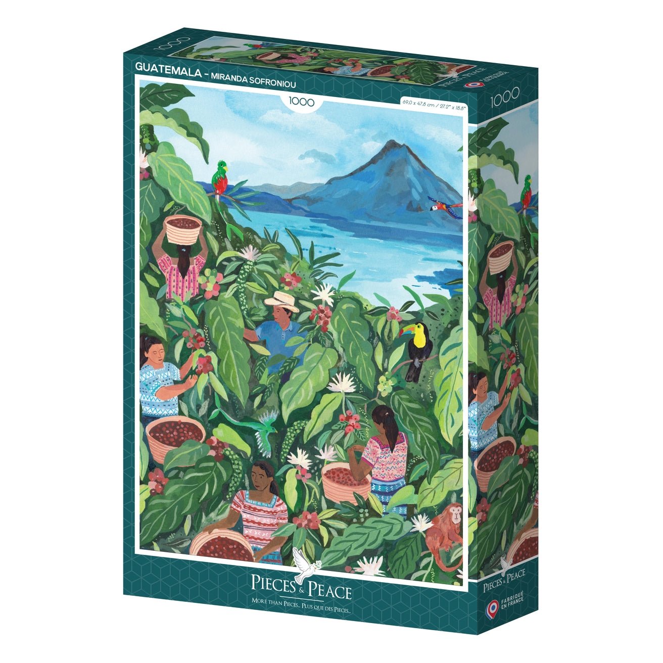 Puzzle 1000 Pièces Pieces & Peace - GuatemalaPieces & Peace