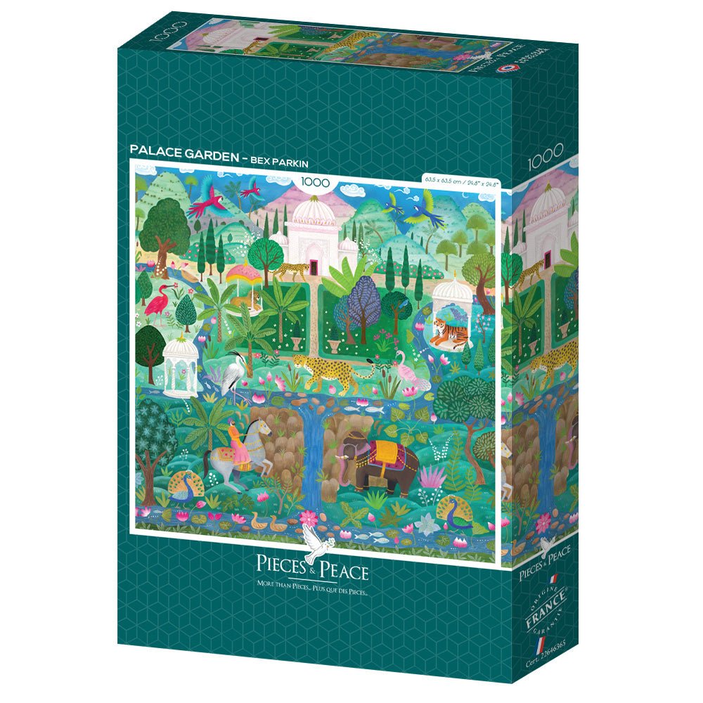 Puzzle 1000 Pièces Pieces & Peace - Jardin du PalaisPieces & Peace
