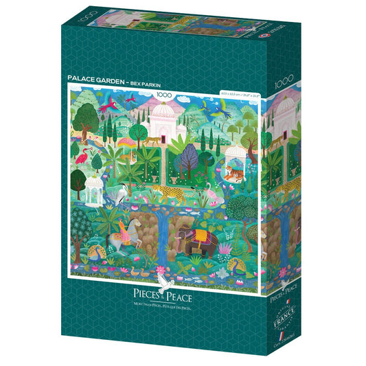 Puzzle 1000 Pièces Pieces & Peace - Jardin du PalaisPieces & Peace