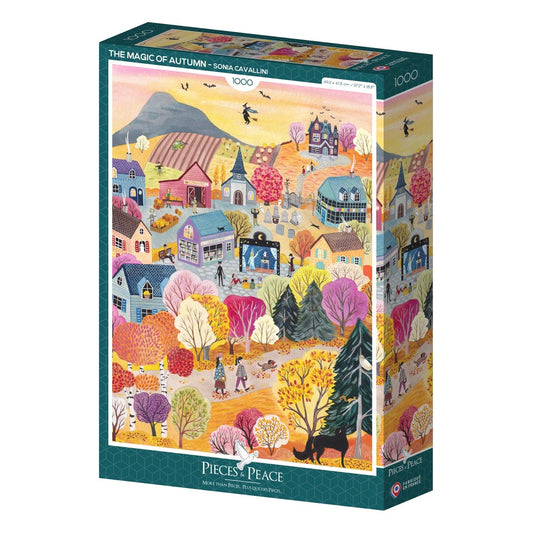 Puzzle 1000 Pièces Pieces & Peace - La Magie de l'AutomnePieces & Peace