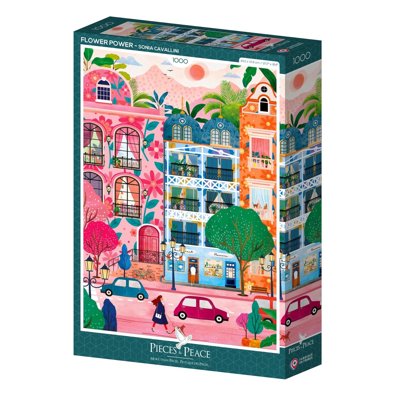 Puzzle 1000 Pièces Pieces & Peace - Le Pouvoir des FleursPieces & Peace