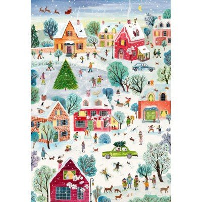 Puzzle 1000 Pièces Pieces & Peace - Le Village Enchanté de NoëlPieces & Peace