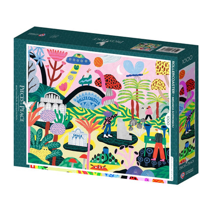 Puzzle 1000 Pièces Pieces & Peace - Les Montagnes RussesPieces & Peace