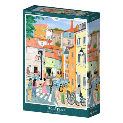 Puzzle 1000 Pièces Pieces & Peace - LisbonnePieces & Peace