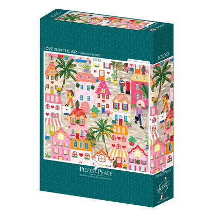 Puzzle 1000 Pièces Pieces & Peace - Love is the AirPieces & Peace