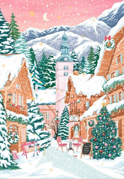 Puzzle 1000 Pièces Pieces & Peace - Megève, Alpes FrançaisesPieces & Peace