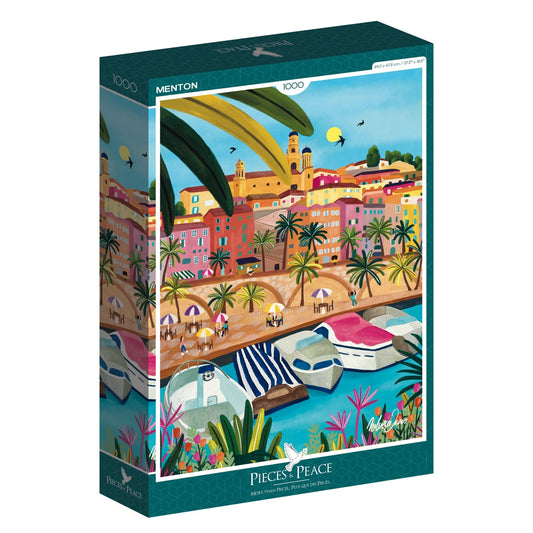 Puzzle 1000 Pièces Pieces & Peace - MentonPieces & Peace