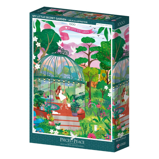 Puzzle 1000 Pièces Pieces & Peace - Mon Petit Jardin SecretPieces & Peace
