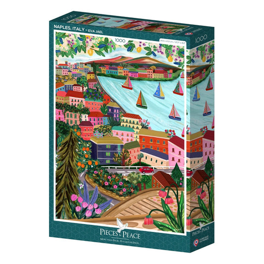 Puzzle 1000 Pièces Pieces & Peace - Naples, ItaliePieces & Peace