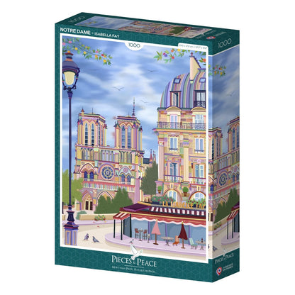 Puzzle 1000 Pièces Pieces & Peace - Notre DamePieces & Peace
