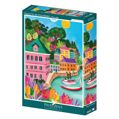 Puzzle 1000 Pièces Pieces & Peace - Palette de PolperroPieces & Peace