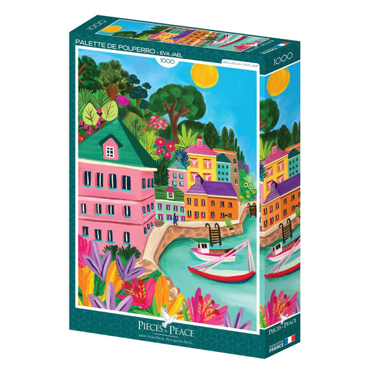 Puzzle 1000 Pièces Pieces & Peace - Palette de PolperroPieces & Peace