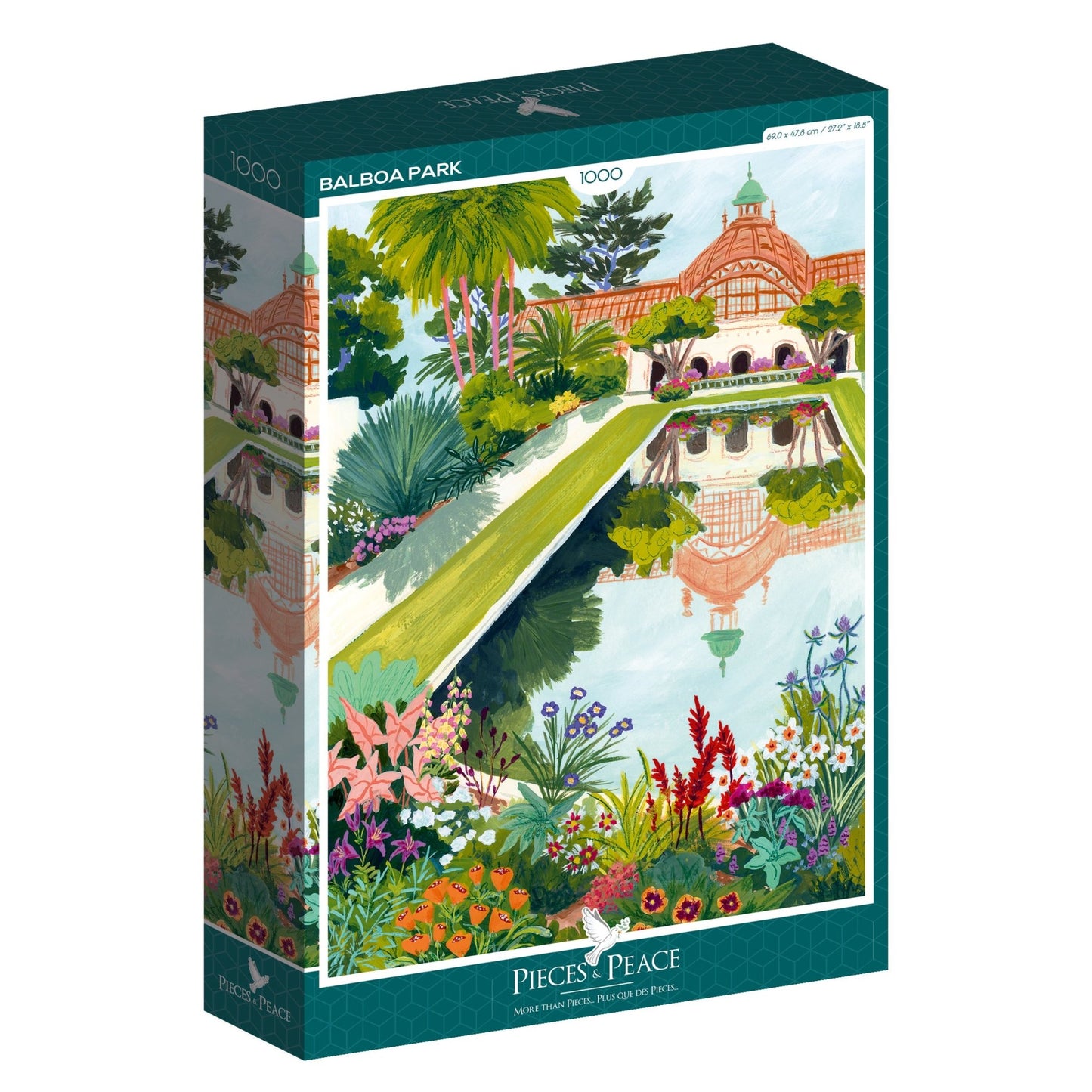 Puzzle 1000 Pièces Pieces & Peace - Parc BalboaPieces & Peace