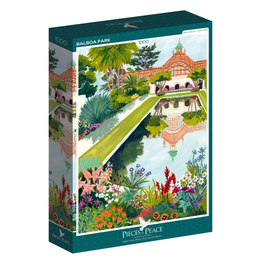 Puzzle 1000 Pièces Pieces & Peace - Parc BalboaPieces & Peace